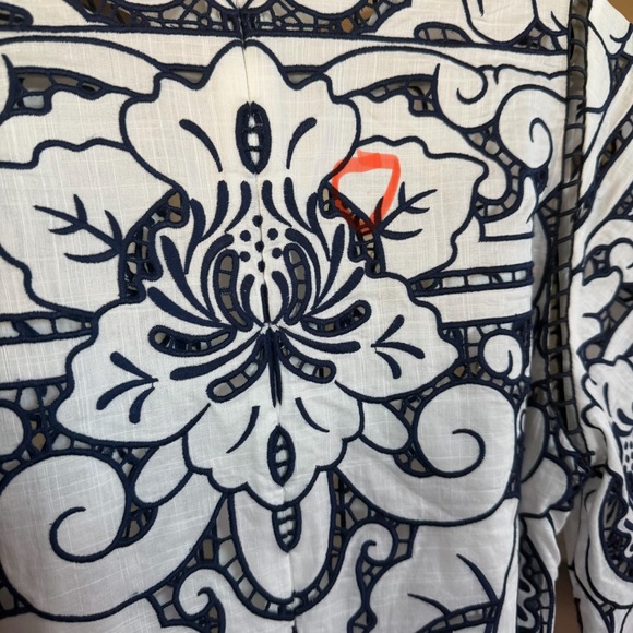 Zimmermann Lyre Embroidered Shirt Dress - Picture 8 of 10